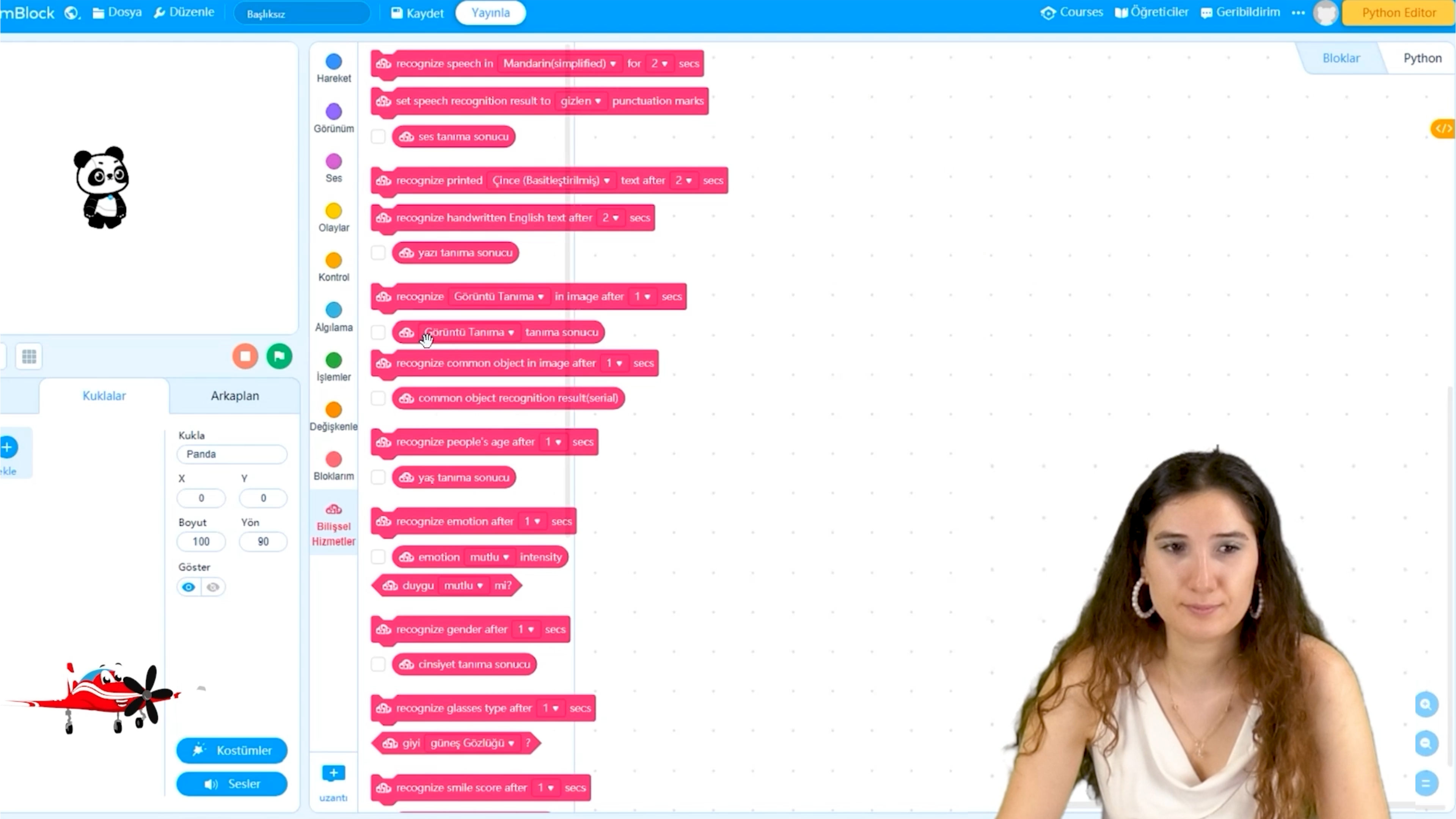 Mblock ile Yapay Zeka