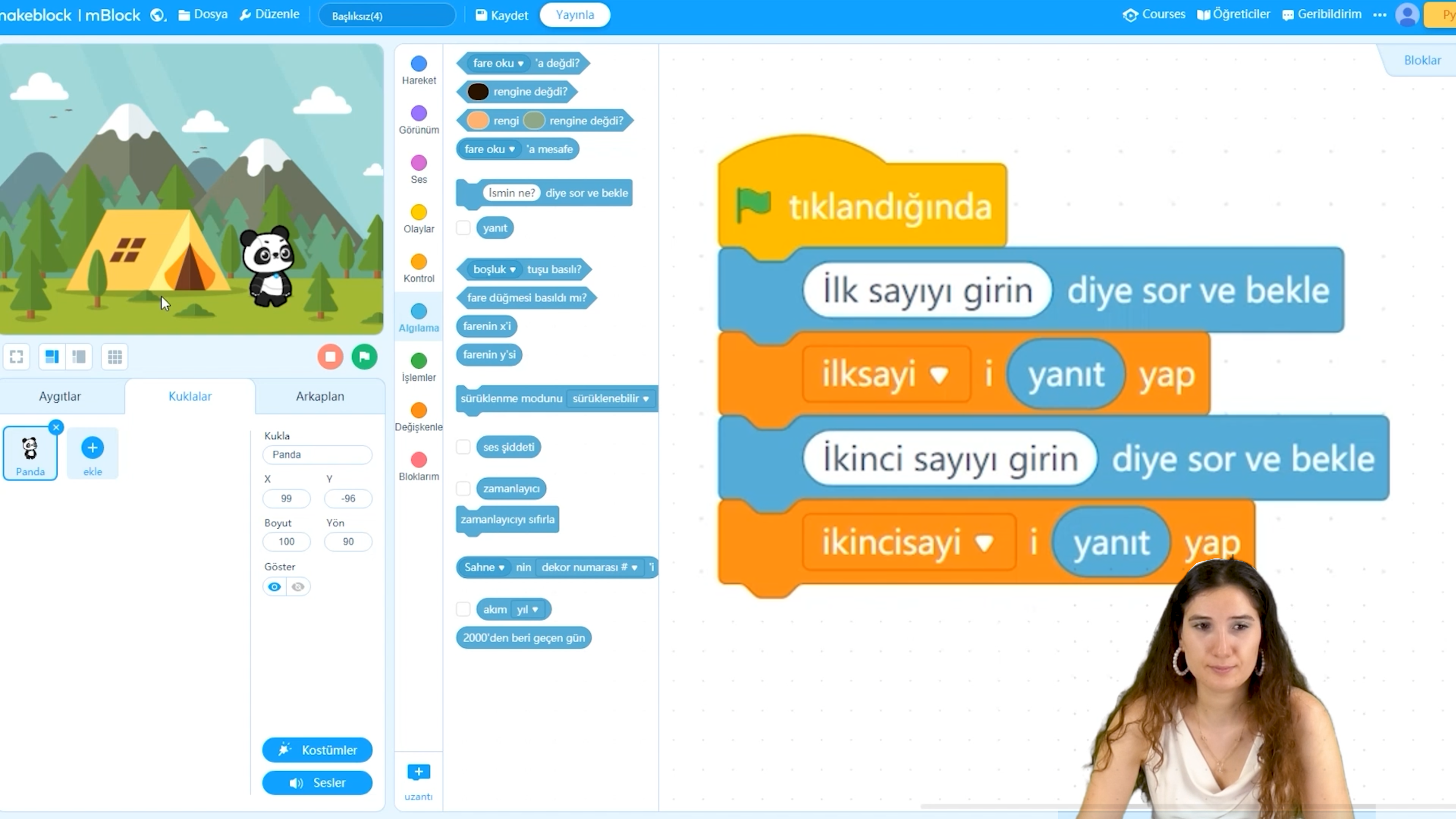 Mblock ile Yapay Zeka